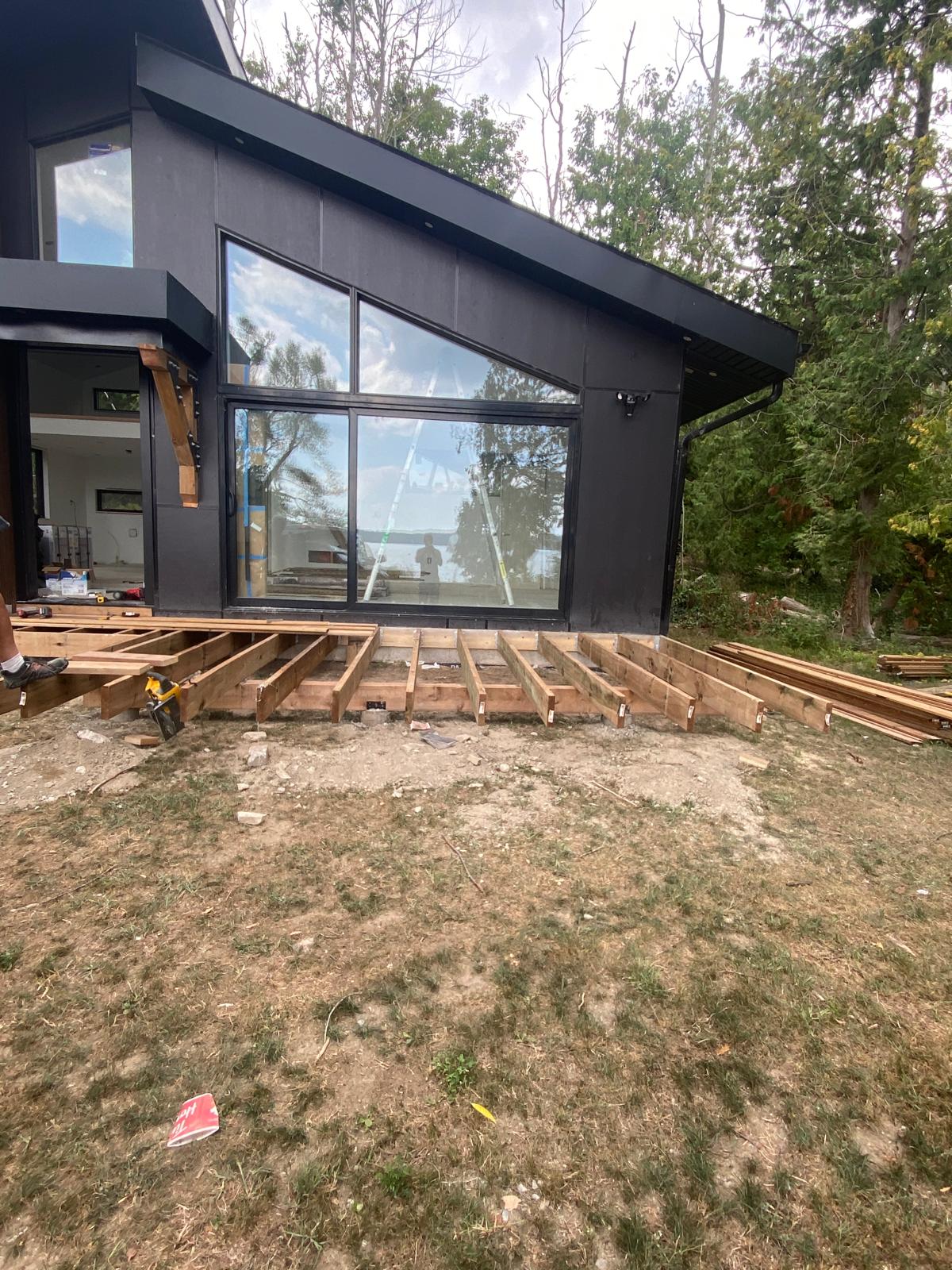 Deck construction project